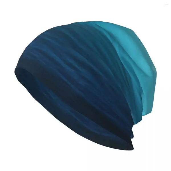 Bérets bleu profond tricot chapeau randonnée casquette de golf femmes casquettes hommes