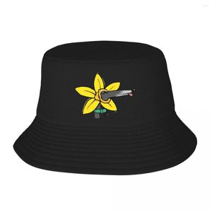 Boinas Derpodil Bucket Sombreros Panamá para hombre Mujer Bob Cool Fisherman Summer Beach Pesca Gorras unisex