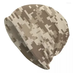 Baretten Desert Digital Camo Skullies Mutsen Caps Unisex Cool Winter Warm Breien Hoed Volwassen Multicam Militaire Camouflage Motorkap Hoeden