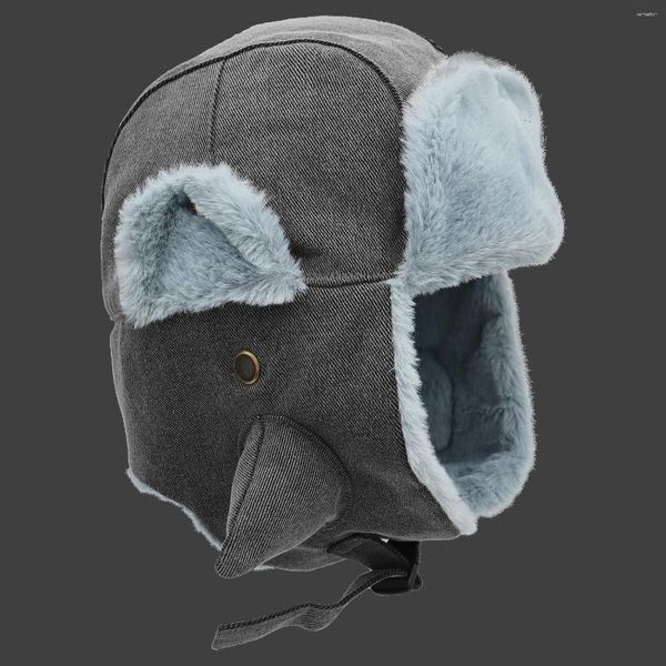 Bérets Devil Lei Feng Hat Protection d'oreille de vent d'hiver Cold Colding Electric Vehicle Coton chaud Planche