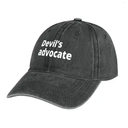 Baretten Devil's Advocate Cowboyhoed Uv-bescherming Solar Beach Zwart Luxe Cap Herenhoeden Dames