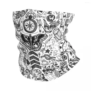 Bérets Direction Musique 1D Tatouages Bandana Hiver Cache-Cou Femmes Coupe-Vent Wrap Visage Écharpe Pour Ski Guêtre Bandeau