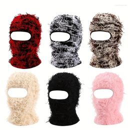 Baretten Distressed Kwastje Cool Skimasker Hip Hop Winddicht Gebreide Hoeden Unisex Mutsen Elastisch Koudbestendig Bivakmuts Voor Dames Heren