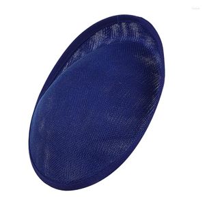 Bérets DIY Pillbox Hat Lin Base Percher 7.8'' Fascinator pour la fête de mariage