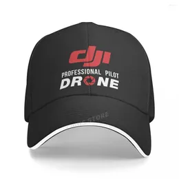 Baretten DJI Professionele Pilot Drone Baseball Cap Motor Mannen Katoen Koele Hoed Vrouwen Unisex Petten