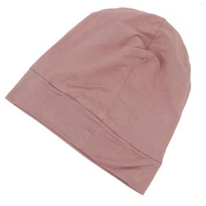 Bérets Double couche femmes chapeau accessoire de cheveux longue doublure couvre-tête Miss chimio large sommeil