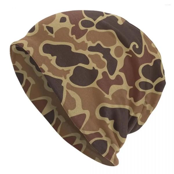 Boinas Pato Camo Skullies Gorros Sombreros Cálido Otoño Invierno Gorra al aire libre Gorro de punto Gorros para adultos unisex