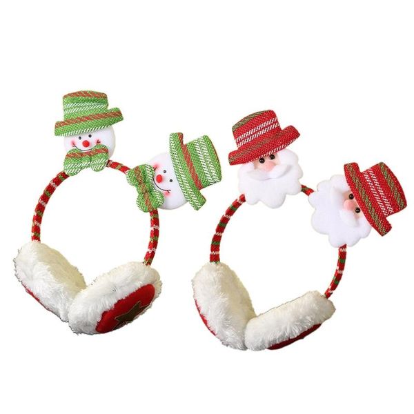 Bérets cache-oreilles cache-oreilles cache-oreilles pour femmes filles hiver fausse fourrure cadeaux de noël maman fille père noël cache-oreilles noëlbérets