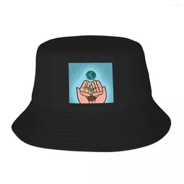 Berets Earth's Delicate Balance Bucket Hat Panama for Kids Bob Hats Bob Fisherman Summer Beach Fishing Unisexe Caps