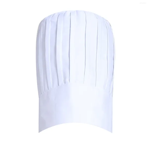 Boinas el Tall Cooking Trabajo Blanco Ajustable Ajustable para hombres Restaurante de cocina para mujeres Restaurante para adultos Coffee Shop Hat, banda elástica