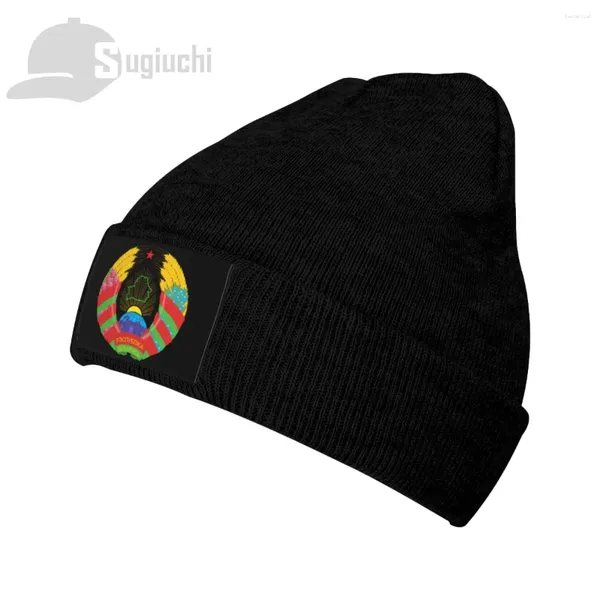 Boinas emblema de Bielorruse Country Top Print Mujeres Unisex Unisex Knited Hat Winter Autumn Beanie Capón cálido Bonnón