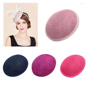 Boinas Base de fascinadores para mujeres DIY Jefa de bricolaje Millinery Fiest Farty Hat Bairable Round Support Fascinators Accesorios