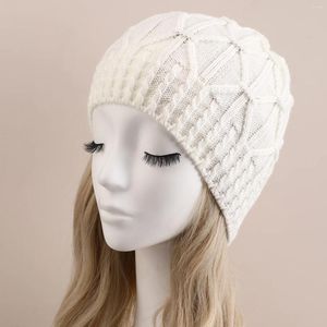 Beretten mode coole vrouwen mannen warm gebreide hoed cap vrouwelijk mannelijke herfst winter dame casual beanie voor