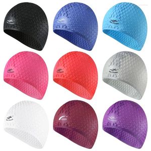 Boinas Moda Oreja Proteger Adultos Spa Impermeable Natación Gorro Silicona Natación Piscina Sombrero