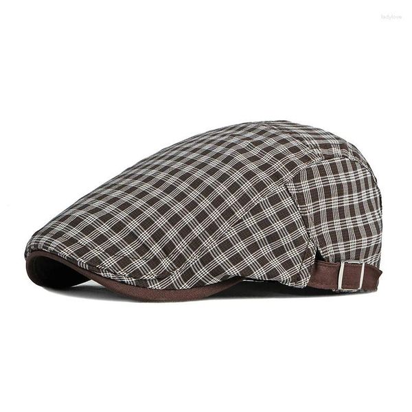 Bérets Fashion Men Cotton Breathable Thin Beret Hat