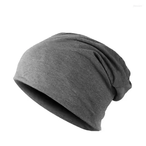 Beretten Fashion Men Women Beanie top Kwaliteit Solid kleur Hip-hop Slouch unisex gebreide pet winter hoed beanies chapeu