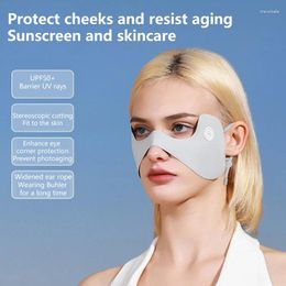 Bérets Fashion Suncreen Mask Anti-UV Protection oculaire des femmes Men Men Summer Cycling Running Outdoors Sport Face Masques