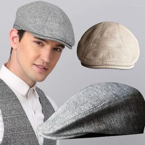 Bérets Fasion Sboy Caps Atsby Ats Ivy Olf Drivin Sun Flat Cabbie Cap Peaky Blinder Pour Hommes Femmes Été Sprin Automne À