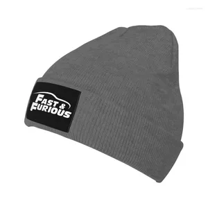 Bérets Fast And Furious Knit Hat Cap Bonnet tricoté Bonnets Unisexe Hipster