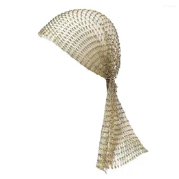 Bérets faux bandeau élégant strass pirate chapeau mesh scood swarf cap maquepare cosplay pour les événements spéciaux du bal de bal