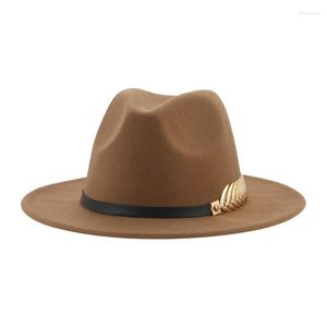 Bérets Fedoras Chapeau Chapeaux Pour Femmes Casquettes Feutrées Homme Casual Mariage De Luxe Panama Vintage Grande Taille 62cm Bande Ceinture Sombrero Hombre Gorras