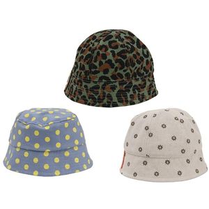 Bérets Chapeau de pêcheur pour les petits enfants en coton entier avec des motifs de style vintage de style inscrit classique