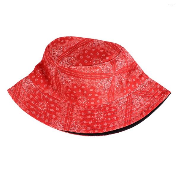 Bérets Chapeau de pêcheur Chapeaux UV Protection Impression Chapeaux de Soleil d'été Polyester Motif Paisley Hommes et Femmes