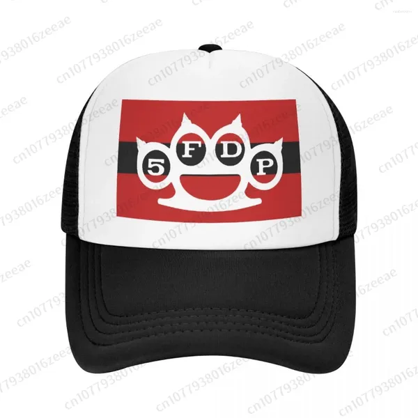 Bérets Five Finger Death Punch Logo Mesh Baseball Cap été Summer Outdoor Men Women Women Fashion Sport Hats Hip Hop Trucker
