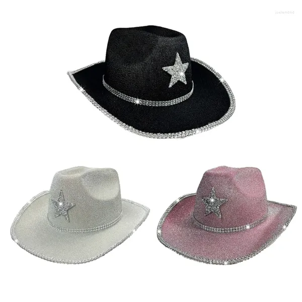 Bérets Five Point Star Cowboy Hat Party Costume Jlay Play Dress Up Cowgirl DXAA