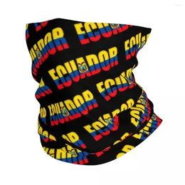 Baretten Vlag Van Ecuador Winter Hoofdband Nekwarmer Mannen Vrouwen Ski Fietsen Tube Sjaal Ecuadoraanse Trots Gezicht Bandana Gaiter