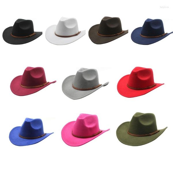 Bérets chapeau haut de forme femmes hommes Cowboy accessoires de fête casquette RolePlay Costume de chevalier