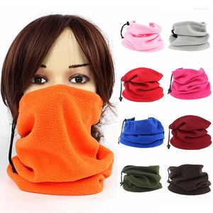 Bérets polaire cou chamois mâle Bandana plus chaud hiver coupe-vent Tube écharpes pour visage doux femmes demi-masque guêtre Snowboard Ski