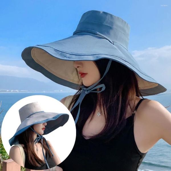 Boinas plegables para mujeres Sun visor