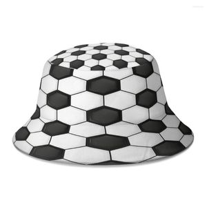 Bérets Football seau chapeau pour femmes hommes adolescent pliable Bob pêche chapeaux Panama casquette Streetwear