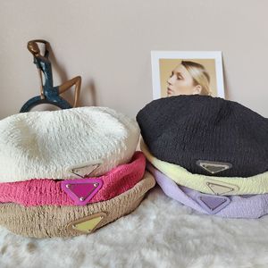 Bérets pour femmes casquettes de créateur mode cloche chapeau gavroche chapeaux lettre motif décontracté accessoires à la mode de haute qualité