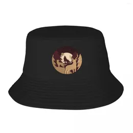 Bérets Forbidden Forest Bucket Chapeaux Panama Chapeau Enfants Bob Hip Hop Pêcheur Pêche Casquettes Unisexe