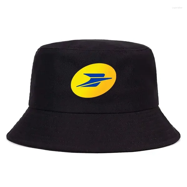 Bérets France La Poste Logo Bob Mode Femme Homme Soleil Seau Chapeau Adulte Casual Panama Unisexe Voyage Solide Pêcheur Casquette Bonnet Homme