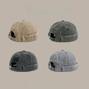 Bérets béret gratuit casquettes pour hommes enfant Skullcap japonais tricot chapeau coton accessoires laine peluche hiver luxe mode Hip-hop