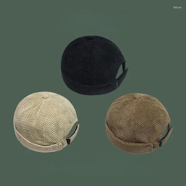 Boinas Gorros de boina gratis para hombres y mujeres Skullcap Sombrero de punto japonés Accesorios de ganchillo Pelusa de lana Invierno Moda de lujo Hip-hop