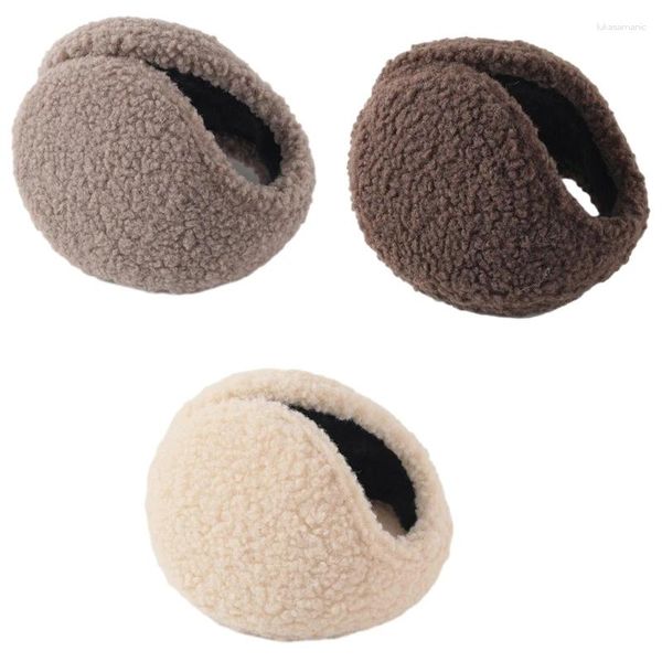 Bérets Furry Peluche Cache-oreilles Femmes Hommes Unisexe Réchauffeurs Protecteurs Par Temps Froid