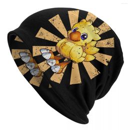 Beretten Game Final Fantasy Chocobo Skullies Beanies Caps Cool Winter Warm Men Women Breien hoeden volwassen unisex motorkap