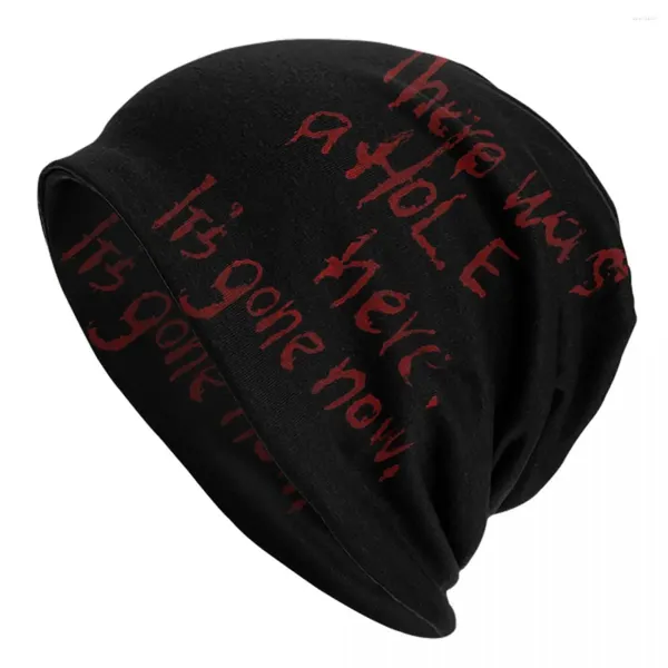 Bérets Gamer Citation Hole Bonnet Homme Outdoor Hat mince Games Hill Games Skullies Bons de bonnet pour hommes Femmes Créative Fabric CHATS