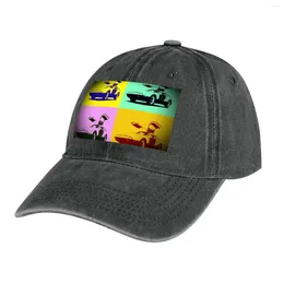 Berets Geo3doodles Bricklin Sv1 T "Art Stylee doodle Cowboy Hat Baseball Cap Man Luxury Sun Boy Child Women's