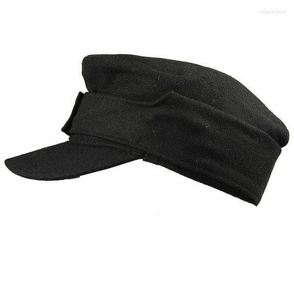 Boinas ALEMÁN EM ELITE Soldado Sombrero de invierno PANZER M43 CAMPO Gorro de lana Militar