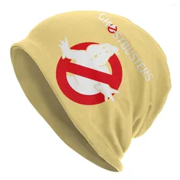 Bérets Ghostbusters Films des années 1980 Skullies Bonnets Casquettes pour hommes Femmes Unisexe Mode Hiver Chaud Tricot Chapeau Adulte Fantômes Film Bonnet Chapeaux