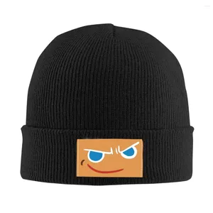 Bérets Gingerbrave Smirk unisexe adulte tricoté casquettes hiver ski chaud pull hommes et femmes cadeau