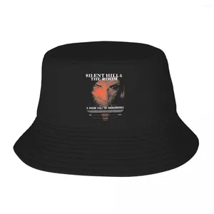 Berets Girl Bucket Hat Retro Silent Hill Travel Headwear Sport Sport Fisherman Chapeaux Horror Game Irish Country Drop