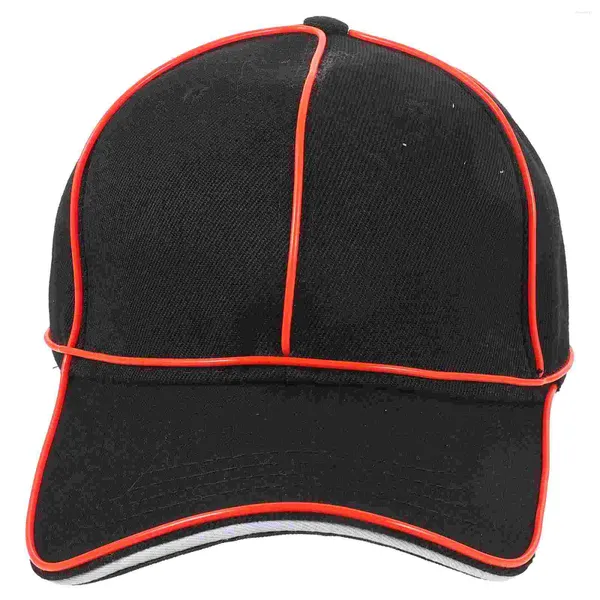 Boinas Gorra luminosa Sombrero para correr brillante Luz de béisbol Sombreros para damas Flash Acrílico Vacaciones Recargable LED Gorras de noche