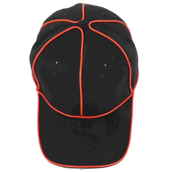 Boinas Gorra luminosa Sombrero para correr brillante Carga Béisbol Hombres Sombreros LED Evento Baterías recargables Luz Maquillaje navideño Accesorios para disfraces