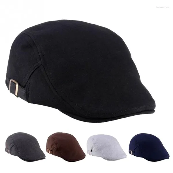 Bérets Golf Conduite Plat Casquette De Soleil Chapeaux Classiques Homme Femmes Duckbill Visière Artiste Chapeau Sboy Béret Peaked